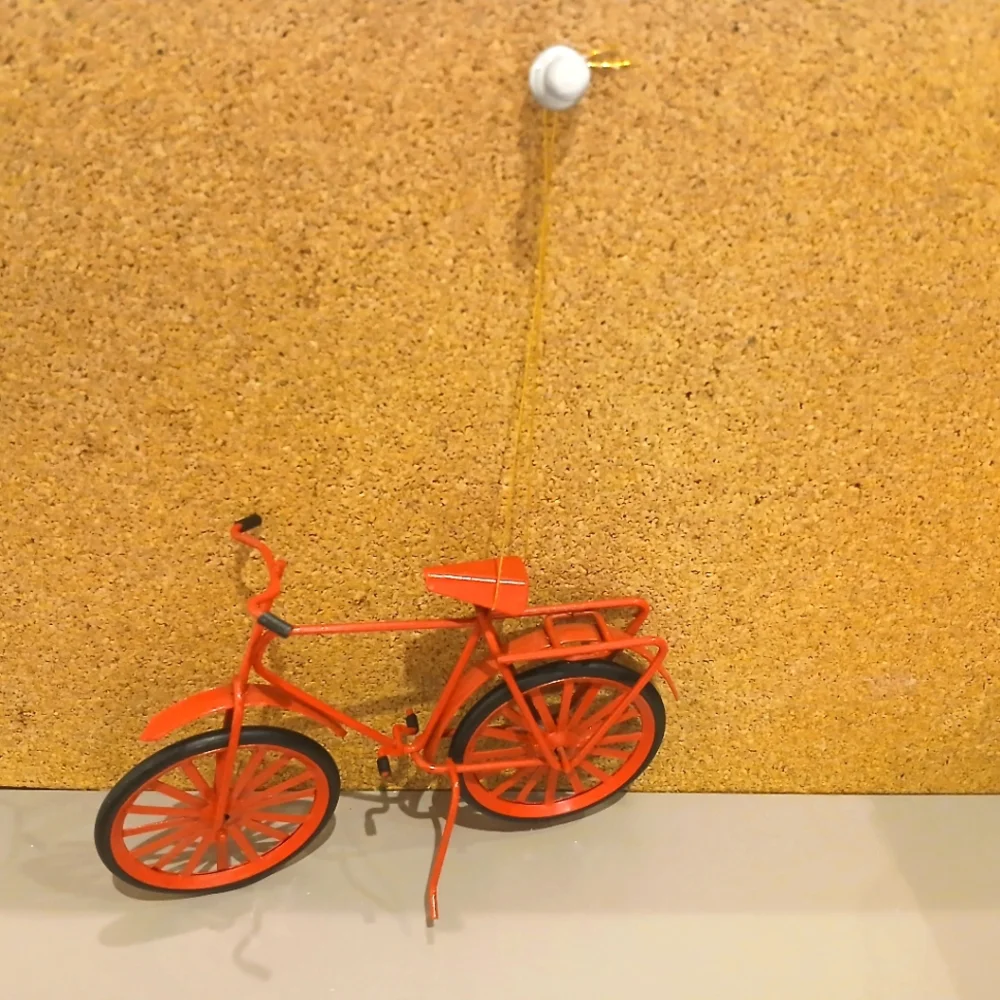 HOST PICK!! Vintage Red Bicycle Ornament